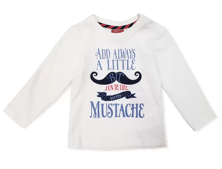 Vicky and Steve - Langarmshirt Mustache